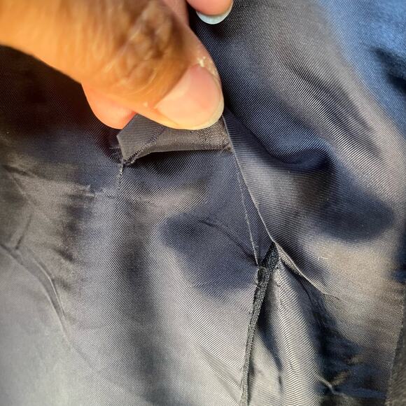 Vintage Carrol & Company Blazer 40S Pin Stripe Men's Sports Jacket 2 Button Glam - Picture 10 of 10